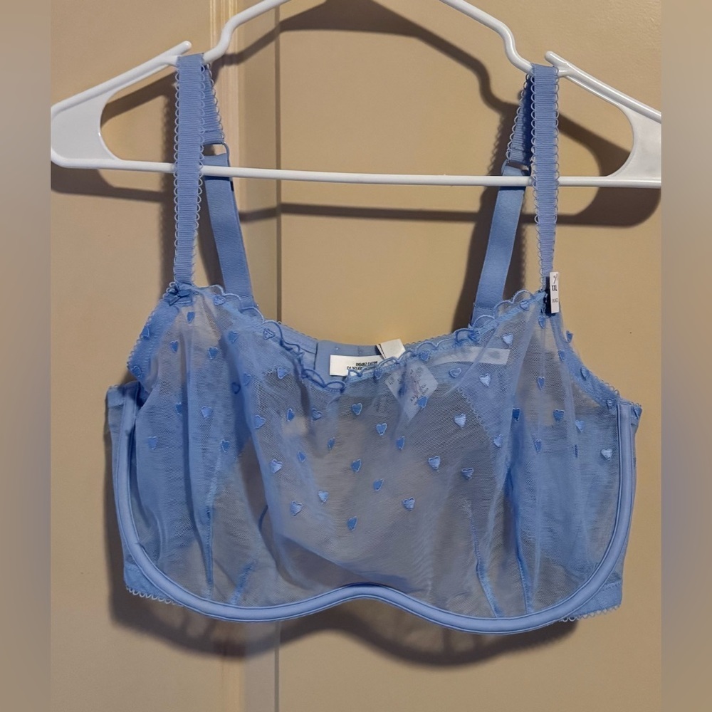 Victoria's Secret PINK Wink Unlined Scoop Bra Size XXL 
Harbor Blue - Picture 2 of 9